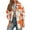 Orange, variant on Arlun Womens Flannel Plaid Long Sleeve Jackets 2025 Fashion Lapel Button down Shacket Loose Comfortable Lightweight Long Sleeve Coat Fall Outwear with Pockets Sky Blue XL