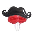 thumbnail image 3 of Juego de decoraciones para el Día del Padre: globos de aluminio, globos con letras, globos con forma de barba, decoraciones para fiestas en casa., 3 of 5