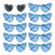 thumbnail image 1 of Gafas de sol Jaciya en forma de corazón para novia, 1 of 8