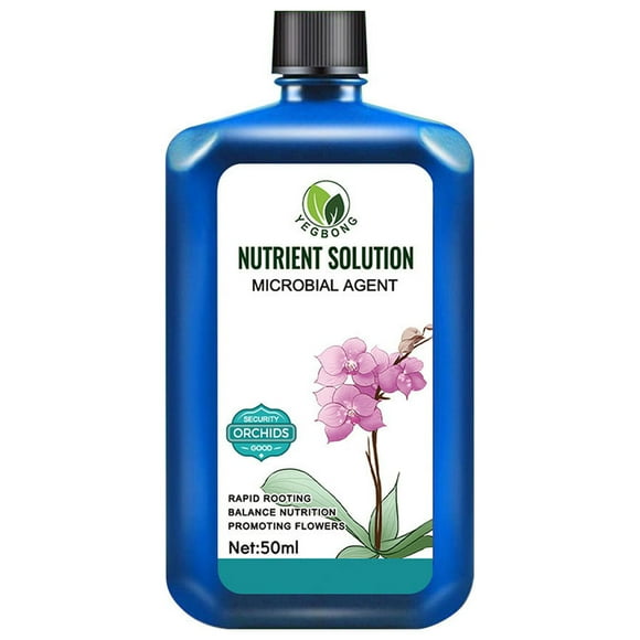 Usmixi Plant Nutrient Liquid Fertilizer Orchid Flower Leaf Fertilizer Hydroponic Green Plant Potted Liquid Fertilizer 50ml/100ml