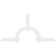 thumbnail image 2 of 72"W x 36"H x 2"D x 4"F, 12/12 Pitch, Ericson Architectural Grade PVC Gable Bracket, 2 of 8