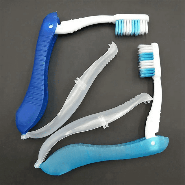 Brosse à Dents de Voyage Sportive Portable Jetable Pliable pour Camping Randonnée Outils de Nettoyage