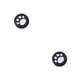 thumbnail image 1 of Tholdsy Grips Caps Anti-Skid Cat Paw Shape Reemplazo perfecto Thumbstick Cover Controller Accesorios blanco sobre negro blanco sobre negro 2piezas, 1 of 6