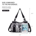 thumbnail image 2 of Angel Kiss Multi pocket women's shoulder bag with detachable straps, 2 of 5