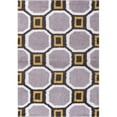 thumbnail image 1 of Well Woven 70664 Madison Shag Tiergarten Helix Rug&44; Gris & Or - 3 Pi 3 Po x 5 Pi 3 Po, 1 of 1