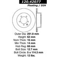 thumbnail image 2 of Centric 120.42077 Premium Brake Rotor Fits select: 2008-2020 NISSAN ROGUE, 2017-2022 NISSAN ROGUE SPORT, 2 of 2