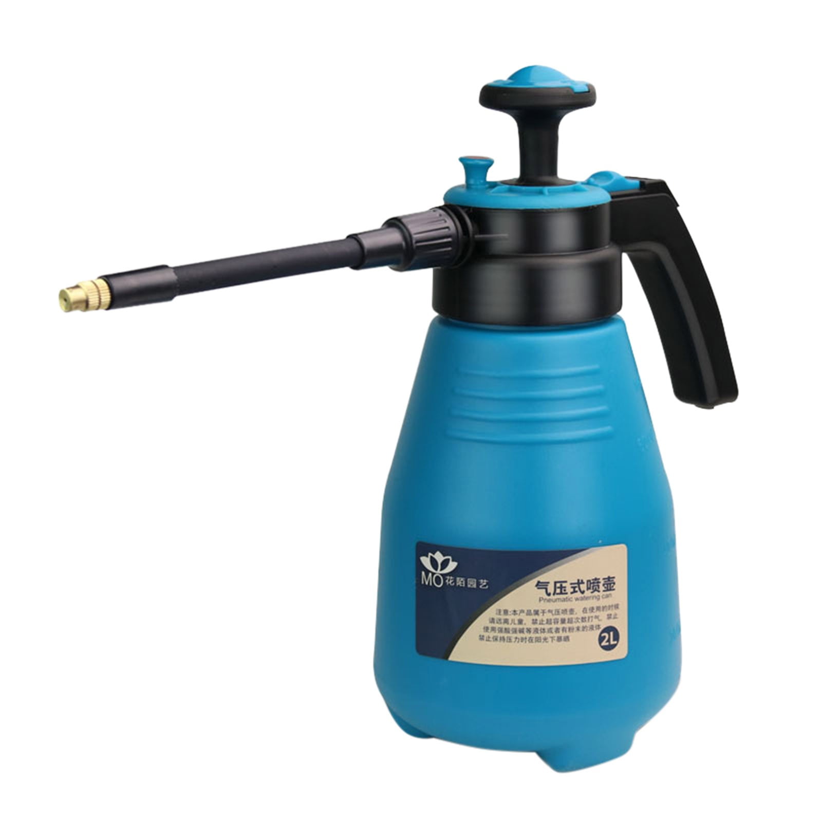 Watering Can, Horticultural Green Manual Air Pressure Watering Spray Pot with Coarse Hydraulic Rod Explosion Proof Household 2L Water Bottle Spray Pot, Watering Cans