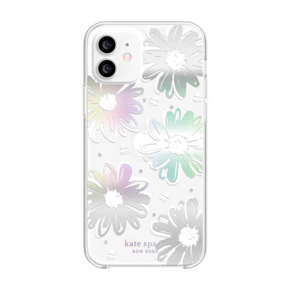Kate Spade Protective Hardshell Case Daisy Iridescent for iPhone 13 Cases