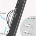 thumbnail image 2 of IBAOLEA Stand & Grip - Support de Sangle de Téléphone Ultra Mince pour Main avec Support à 2 Angles, Design Moderne avec Adhésif à Forte Tenue (Base Noire Mate x Bande Bleue Pierre) Base Noire Mate x Bande Bleue Pierre, 2 of 9