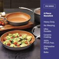 thumbnail image 2 of Gotham Steel Pro 5-Piece Hard Anodized Cookware Set – Ultra Nonstick Titanium & Ceramic Coating, Metal Utensil Safe, Oven & Dishwasher Safe, Stay-Cool Handles, 2 of 5
