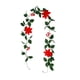 thumbnail image 2 of Rapeiae Simulation Flowers Rattan Wall Hanging Home Decoration Holly Leaves Red Berries Christmas Mood Decoration Simulation Christmas Rattan, 2 of 6