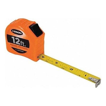 UPC: 0052837027910 | Keson Tape Measure 5/8 In x 12 ft Orange In/Ft PGT181012V