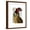 Brown Frame, variant on Art.com Owl with Top Hat Art Print by Fab Funky, 24" x 32"