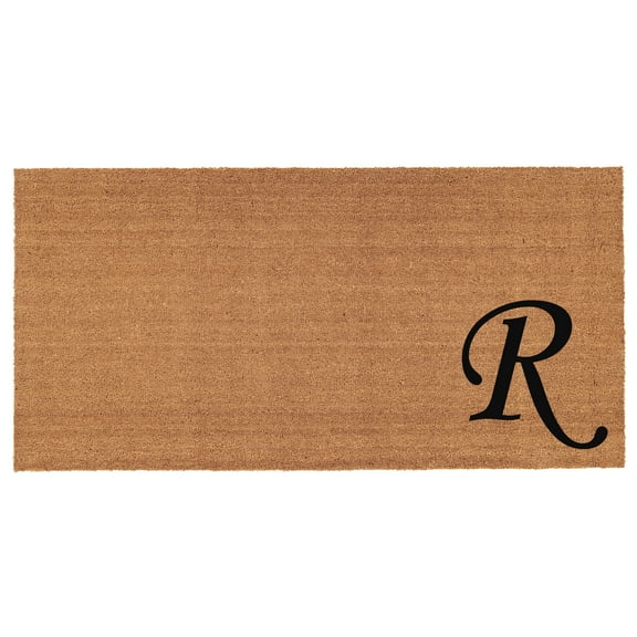 Urban Chic Monogram Doormat, 30" x 48" (Letter R)
