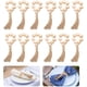 thumbnail image 1 of Juego de 12 servilleteros hechos a mano con cuentas de madera con borla de cuerda, decoración de mesa para de comedor, fiesta, boda, reuniones familiares Levamdar  WMSS-144, 1 of 7