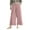 Pink, variant on Womens Casual Pants Wide Leg Pants for Women Women's Casual Pants High Waisted Wide Leg Cropped Trousers for Everyday Wear and Outdoor Activities