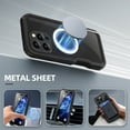 thumbnail image 3 of Dteck Magnetic for iPhone 16 Pro Max Case Waterproof,Built-in Screen Protector IP68 Underwater 16FT Military Dropproof Compatible with MagSafe Full Body Shockproof Case 6.9",Black, 3 of 15