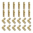 thumbnail image 1 of Bisagras de barril de latón invisibles, paquete de 24, bisagras ocultas cilíndricas de latón de 5x19mm, 1 of 5