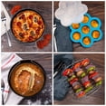 thumbnail image 3 of Bewildely Sartén para pizza con freidora de aire libre de BPA - Accesorios para freidora de aire resistente al calor de grado alimenticio sin Cocina y Comedor 7 pulgadas, 3 of 6