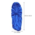 thumbnail image 2 of MasteelfCA Elastic Satin Sleep Long Hair Hat with Button for Braids Dreadlocks Hair, 2 of 7