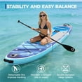 thumbnail image 4 of Kojooin 335 cm Inflatable Stand Up Paddle Board, Ultra-Light PVC SUP with Backpack, Paddle and Hand Pump, 4 of 7