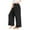 Black, variant on Girls Wide Leg Pants Teens Flowy Loose Fit Palazzo Pants for Girls Kids Linen Trousers Casual Beach Cute Harem Trouser with Pockets