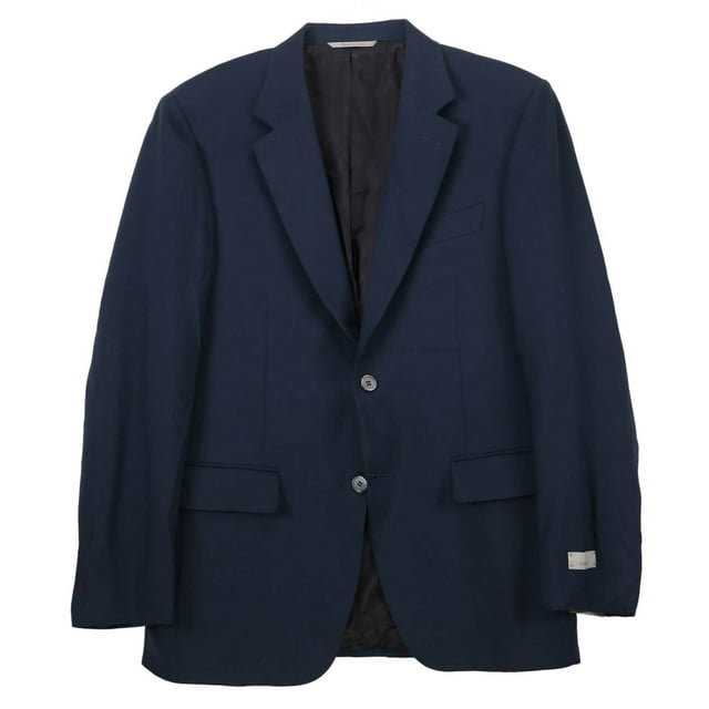 Canali Men's Navy Pique Blazer Sport Coats & - 50