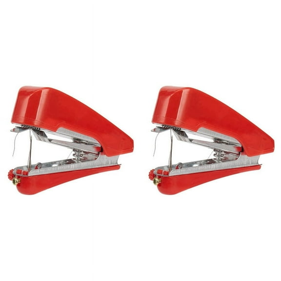 2X Portable Sewing Outdoor Small Mini Hand-Held Manual Sewing Machine Travel Pocket Sewing Machine (Random Colors)