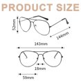 thumbnail image 4 of Men's Sunglasses Retro Pilot Sunglasses unisex Gift Toad Mirror, 4 of 5
