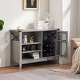 thumbnail image 5 of Ivinta Wine Bar Cabinet with LED Light with Storage for Liquor for Living Room, 5 of 9