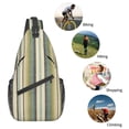 thumbnail image 5 of Lsque Colourful stripes Pattern Cross Chest Bag Diagonally – Premium Durable Front Chest Sling with Adjustable Padded Strap, High-Capacity Storage, 5 of 8