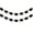 Black, variant on WEGFTDUOP Double Layer Mortarboard Banners Glitter Graduation Garland For Graduation Party Banners High School College Grad Party Supplies
