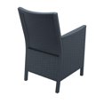 thumbnail image 2 of Compamia Chaise d'Extérieur Aspect Osier California en Gris Foncé, 2 of 12