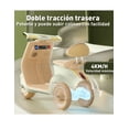 thumbnail image 4 of Moto Xtellar Eléctrica Para Niños Tipo Vintage Recargable Con Música Montable Infantil Color Beige, 4 of 6