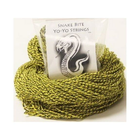 Snake Bite Yo-Yo Strings - 100% Cotton Strings -Yellow Jacket-10 PACK