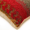 thumbnail image 2 of The HomeCentric Ivory Cushion Cover, Beaded Art Throw Pillow Cover, Pack of 2, 20x20 inch (50x50 cm) Throw Pillow Cover, Cushion Cover, Square Silk Throw Pillow Cover Striped Easter - Cherry Commet, 2 of 3