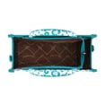 thumbnail image 3 of Wrangler Leopard Print Tote Bag for Women Western Purse Boho Top Handle Satchel Handbag with Signature Strap, Leopard-Turquoise, 3 of 8