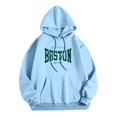 thumbnail image 5 of sususu Men's Hoodies Zip Up Letter Print Hoodie Sweatshirt For Stylish Comfort And Everyday Wear,Light Blue,XXL, 5 of 6