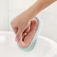 thumbnail image 4 of YAOMOBB Tile Scrubber Brush Cleaning Brush Scouring Pad Non Scratch Handle Design Dry Wet Use Easy Grip Tile Scrubber Cleaning Tool, 4 of 7