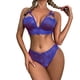 thumbnail image 1 of Gibobby Lencería mujer erótica Lencería sexy para mujer, lencería de encaje floral, de una pieza, exótica, traviesa, con tirantes, lencería de peluche(Azul, XG), 1 of 5