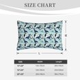 thumbnail image 4 of Yiaed Penguins Dolphins Whales Print Brushed Microfiber Envelope Pillowcases, Standard,Envelope Closure Pillow Cases(Without Pillow Core)-14"x20", 4 of 6