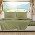 thumbnail image 5 of Clara Clark RV/Short Queen Sheets Set, Bed Sheets for Campers Bedding, Hotel Luxury Soft Microfiber 4 Peice, Sage Green, 5 of 7