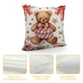 thumbnail image 4 of COMIO Gingerbread House Throw Pillow Covers Candy Cane Christmas Stocking Train Gift Pink Fun Cute WinterCushion Cover Suitable for Christmas Party Living Room Bedroom Sofa Bed, 4 of 5
