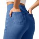 thumbnail image 5 of Leggings acampanados de cintura alta para mujer: pantalones elásticos de yoga con bolsillos y efecto reafirmante, 5 of 5
