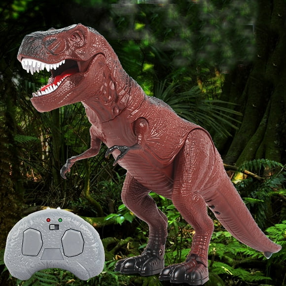 Action Figure Sound Toy Light Up Control Walking Dinosaur Remote Education Animal for Toddlers Age 1
