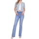 thumbnail image 2 of CHAQUETA DE PUNTO DE TWEED PARA MUJER INSPIRE CHIC, MANGAS CORTAS, CUELLO REDONDO, CORTA, AZUL S, 2 of 6