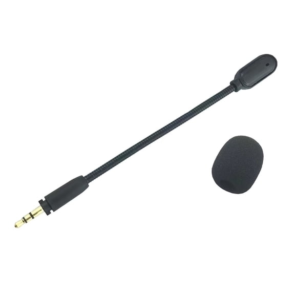HannLk Gaming Headset 3.5mm Detachable Noise Cancelling Microphone Boom for
