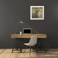 thumbnail image 3 of Grey, Jace 26x26 White Modern Wood Framed Museum Art Print Titled - Zebra travel, 3 of 4