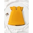 thumbnail image 4 of Mikrdoo 18 Months Baby Girls Fashion Pattern Print 24 Months Girls Ruffle Splice Sleeveless Casual Dress For Summer Outdoor Yellow, 4 of 8