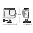 thumbnail image 2 of TELESIN Action Camera Protective Waterproof Case Cover Underwater 45m/148ft Diving Housing Underwater Accessories Replacement for GoPro Hero 9 Black Camera, 2 of 7